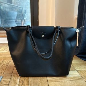 Longchamp - Large Le Pliage Shoulder Tote - leather